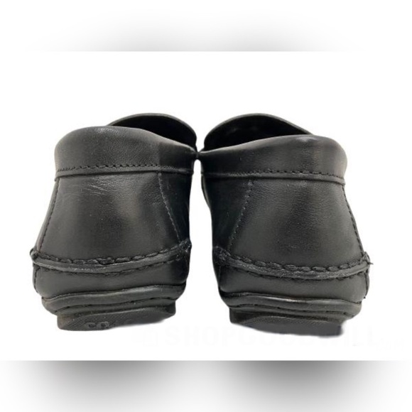 COACH Men's Black Leather Mott Driver Signature C Loafer Shoes Size 11D - Picture 5 of 10